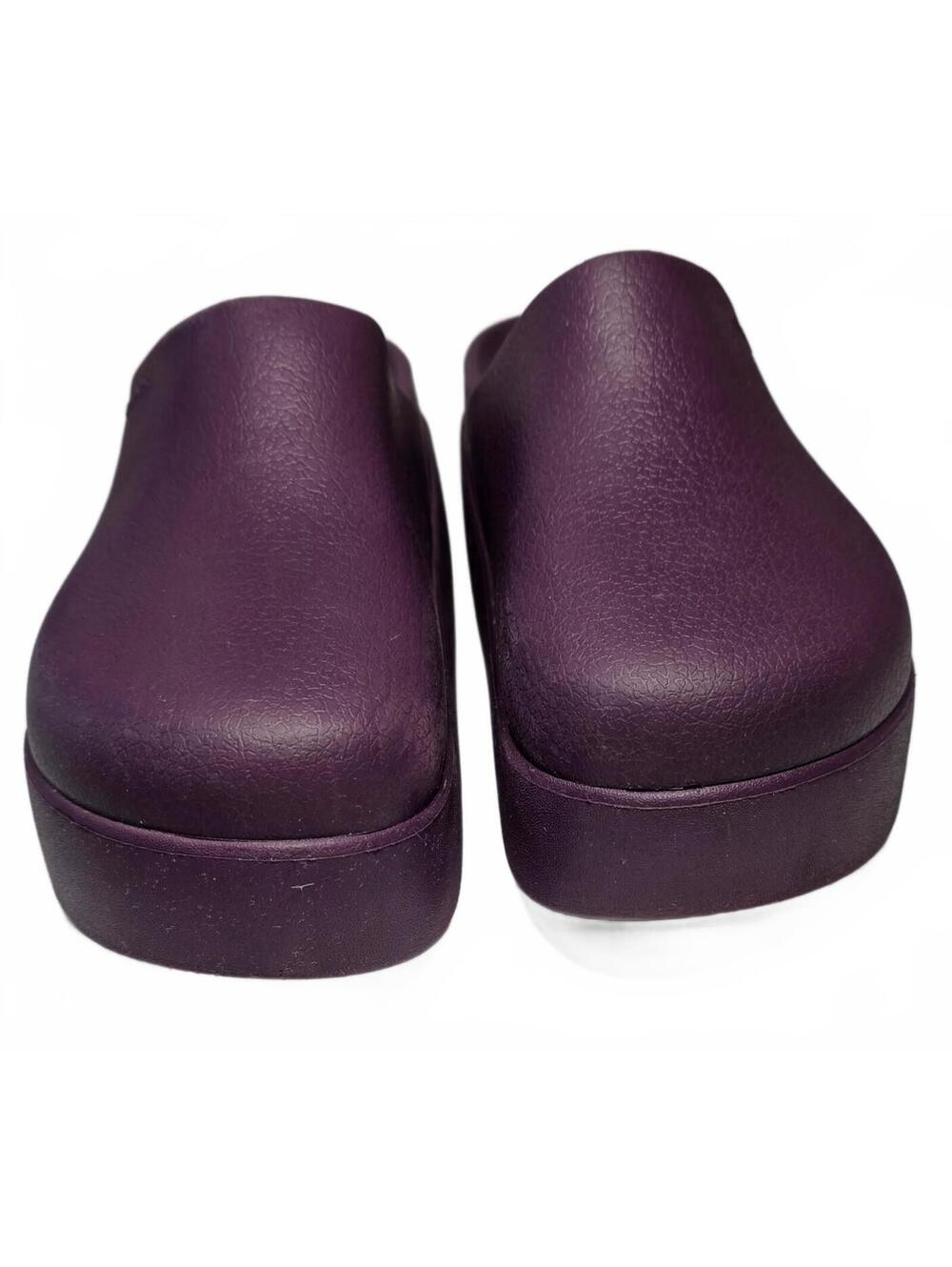 Unisex Crocs Purple Platform Slip-On Clogs Women's Size 9/ Men's 7.5 - Picture 2 of 6